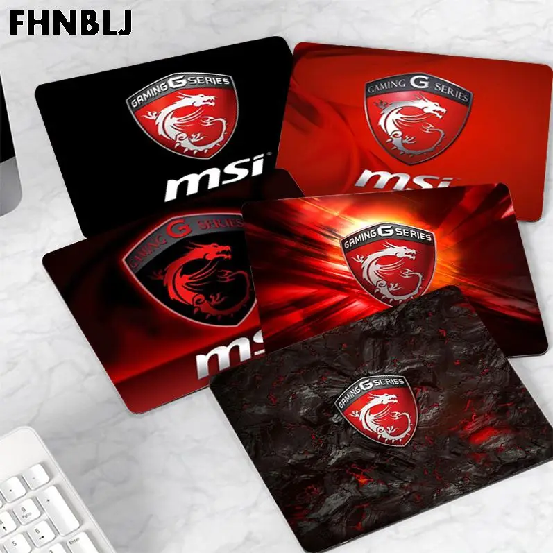 FHNBLJ Custom Skin MSI Dragon Logo Gummimaus Langlebiges Desktop-Mauspad Meistverkaufte Großhandels-Gaming-Pad-Maus