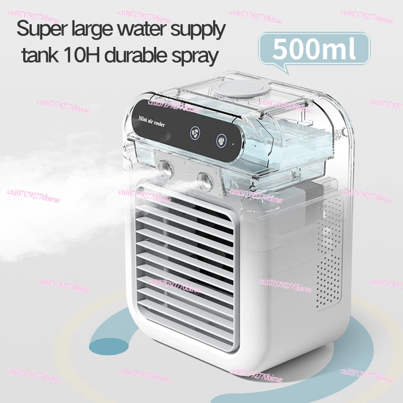 

Upgraded Evaporative Mini Personal Air Cooler Portable Air Conditioners Cooling Fan with Cool Mist for Bedroom Office Camping