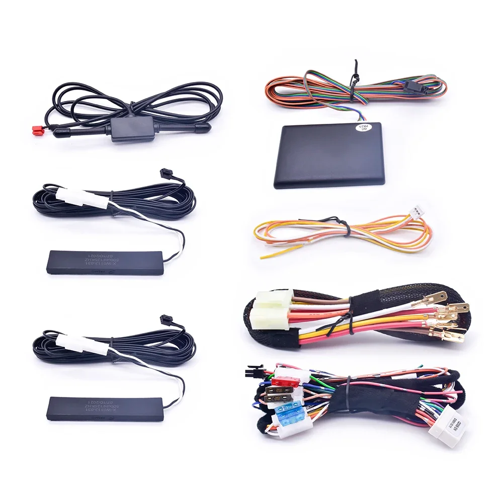 Sistem Entri Tanpa Kunci PKE Tombol Tekan Start Stop Starter Jarak Jauh Alarm Mobil Universal Mobil