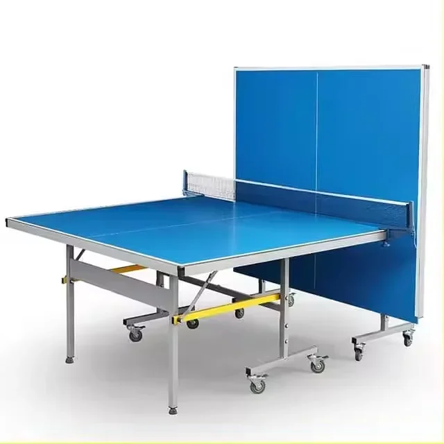 Preço de atacado mesa de tênis móvel equipamento de treinamento de tênis de mesa dobrável para treinamento