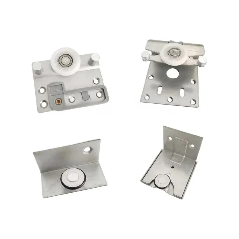 External Door Wheel Accessories Wardrobe E008 Hanging Track Sliding Pulley Hot Sale