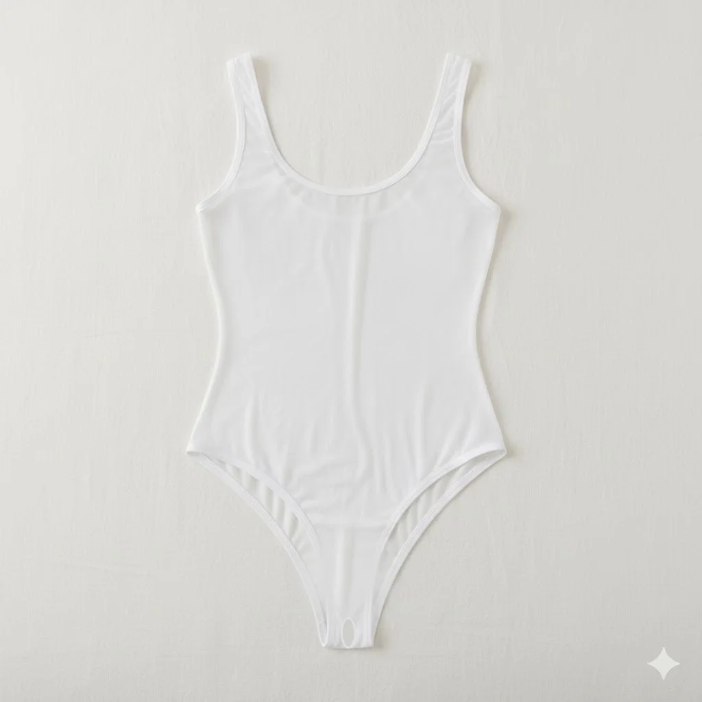 

Sexy Seductive Women Lingerie Solid Color Bodysuit Crotchless Sheer Transparent Backless Bikini Stretch Pajamas Sexy Underwear