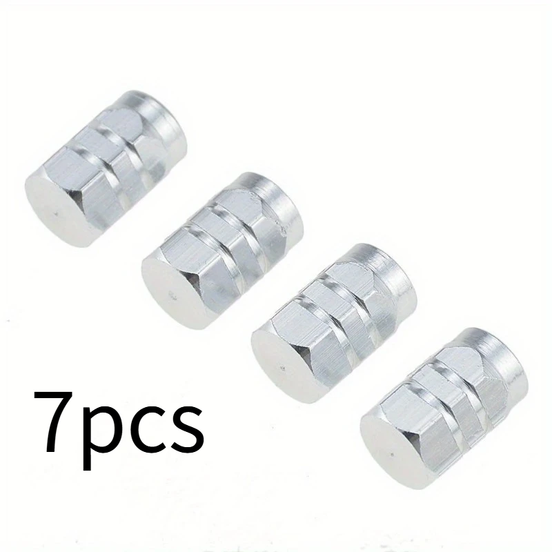 7pcs Lot Wheel Caps Theftproof Aluminum Car Wheel Tires Valves Tyre Stem Air valve Caps Airtight Cover Car Accessories