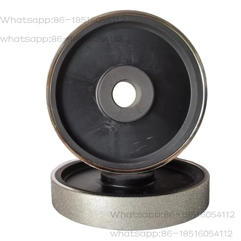 Electroplate Coated Diamond Grinding Sharpener Wheel Accessory Disc Diameter 150mm Width 25mm For Glass Tungsten Steel Polishing