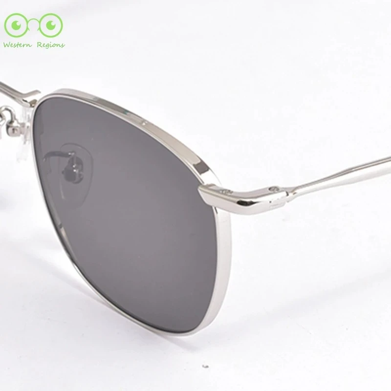 نظارات شمسية كلاسيكية بسيطة ومريحة للرجال والنساء، نظارات شمسية كلاسيكية معدنية للرجال والنساء في الهواء الطلق