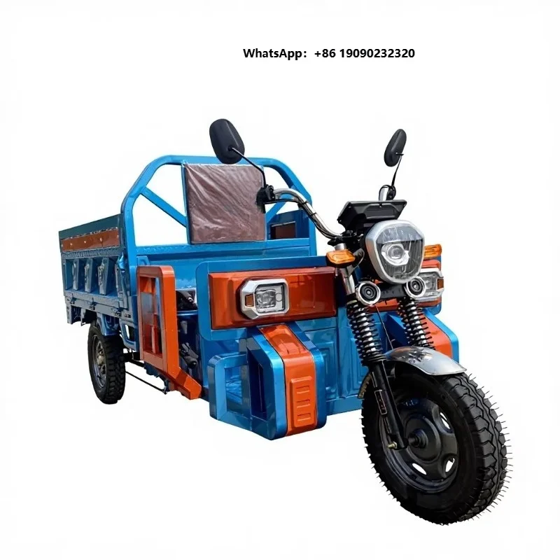 Reliable 1000W Electric Delivery Tricycle Open FeiXiang 150M 60V/72V Integrated Shift Axle Disc Brake Cargo Trike Eec/Gcc T001