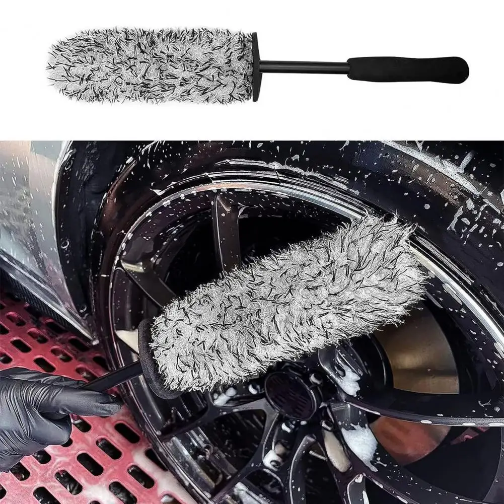 High-quality Car Detailing Tools Tire Brush for Car Detailing Car Detailing Supplies Set 4pcs Wheel Tire for Stubborn for Wheels