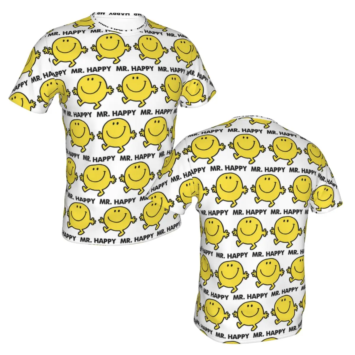 100% Cotton Mr. Men Cute Little Miss Popular T-Shirt Men's Classic T Shirt Men Round Neck Summer Shirts Tops