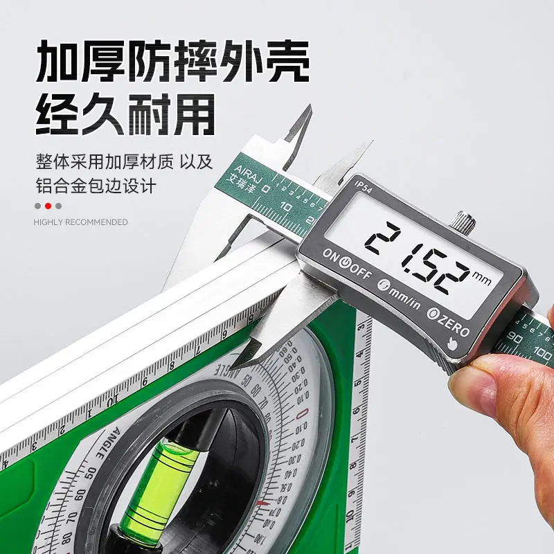 Multi Functional Slope Measuring Instrument with Magnetic High-precision Level Construction Slope Measurement Angle Ruler