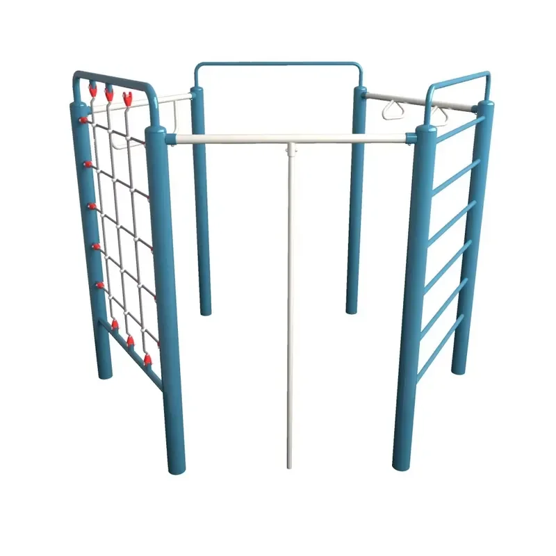 Durable Jiewei JW-93 Compact Outdoor Fitness Steel Equipment with 1 Year Warranty Universal Use Street Workout Park Exercises