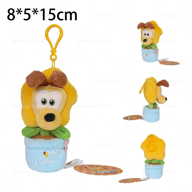Originele Garfield Family Pluche Speelgoed Pizza Garfield Kat Tas Kawaii Odie Hanger Rugzak Decoratie Gevuld Anime Schattig Speelgoed