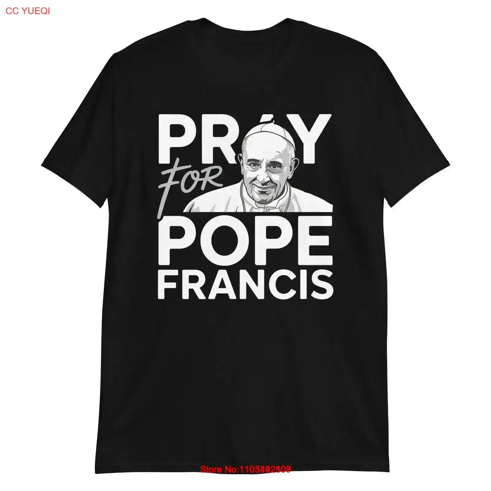 Pope Francis T Shirt RIP In Loving Memory Catholic Pray For Top Commemorative Religious vintage Washed designer clothes