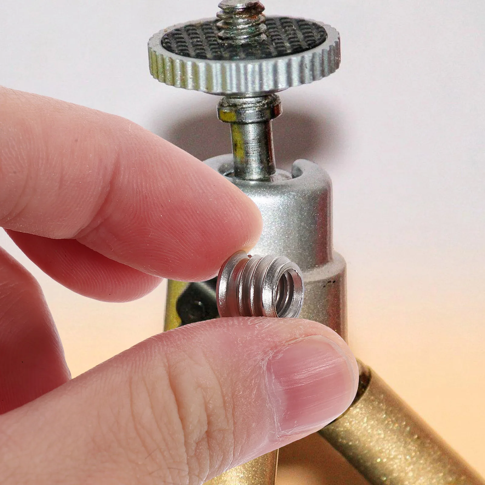 

10pcs 3/8 To 1/4 Tripod Screw Adapter For Microphone Stand Mount Camera Accessories Video Recorder Studio Equipment Mic Stand