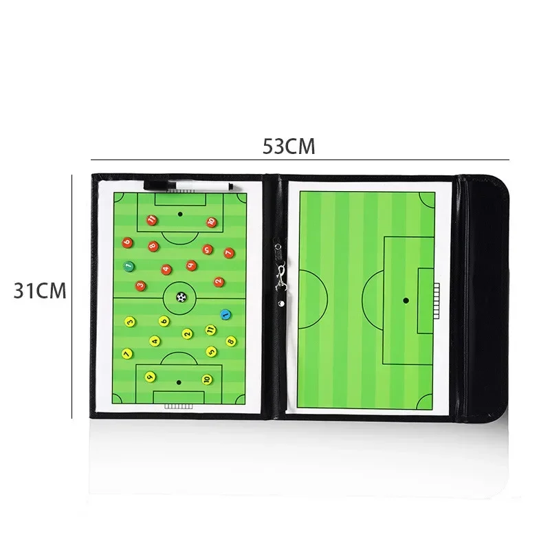 Foldable Magnetic Football Training Board Soccer Coaching Clipboard for Match Train Football Tactic Folder Soccer Accessories