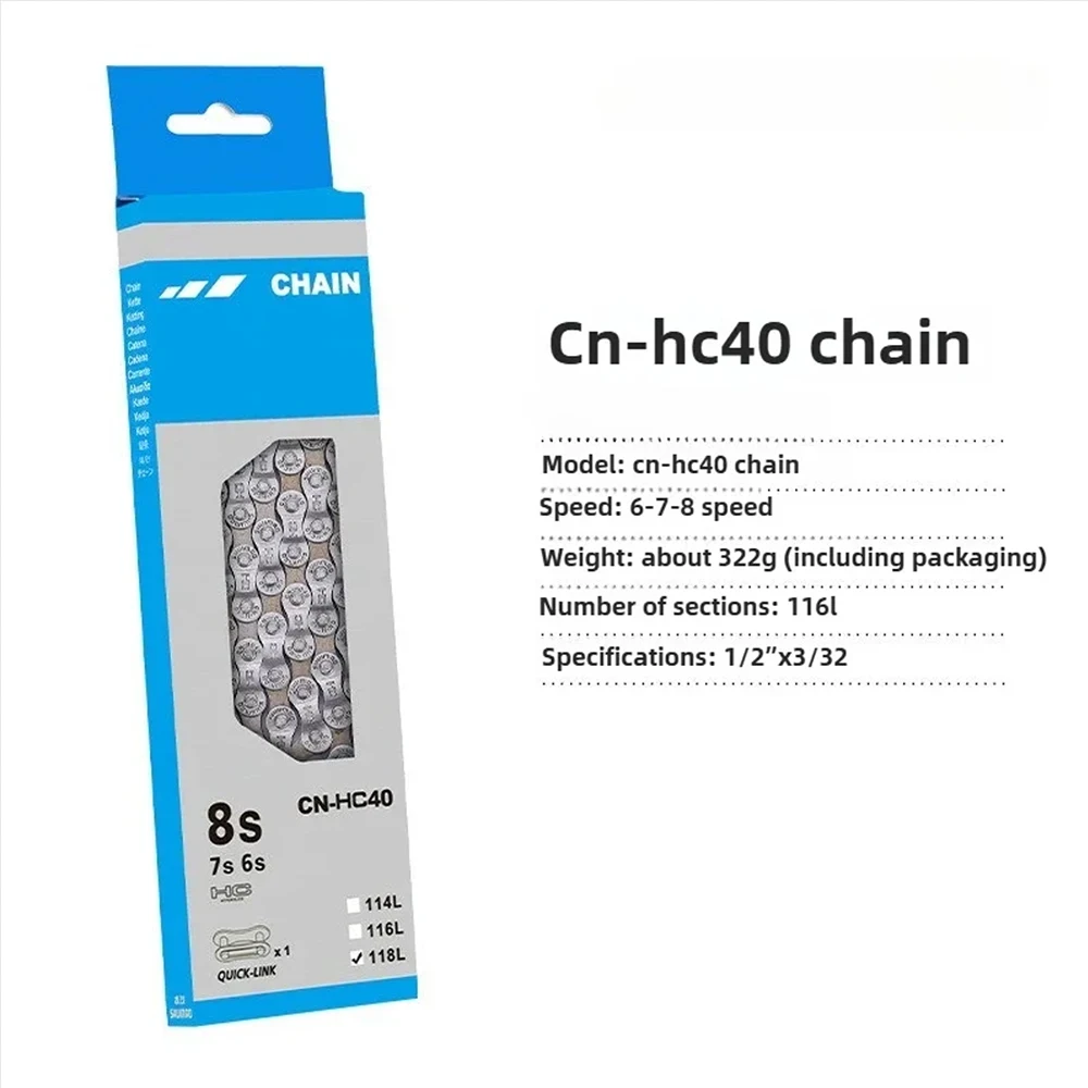 Mountain Bike Original Chains 6/7/8/9/10/11 Speed Bicycle Chain 116 MTB Bicycle Parts - view 6
