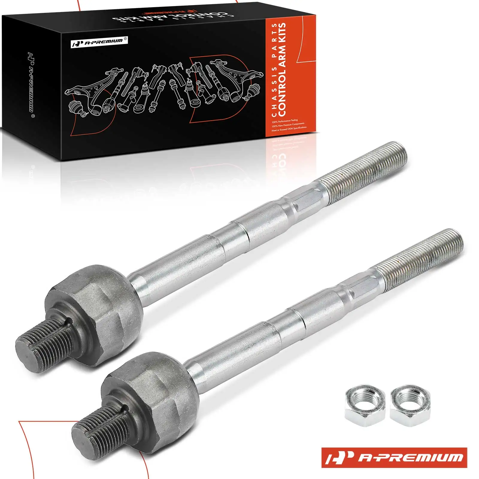 A-Premium 2x Front Left & Right Inner Tie Rod End for Porsche Boxster 2004-2012 Cayman 2006-2012 911 2005-2013