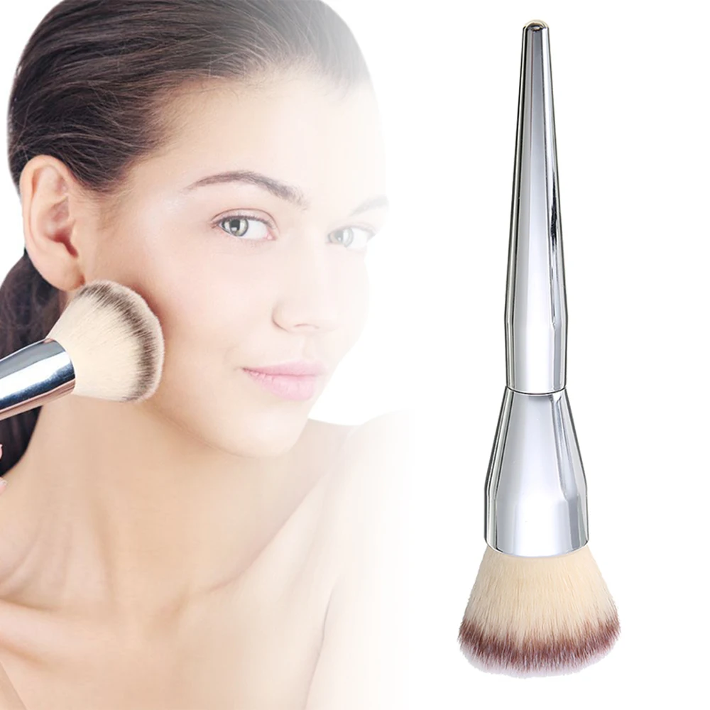 Large Foundation Brush for Pressed Powder Fluffy Kabuki Makeup Brushes Blending Liquid Cream and Flawless Contour Face Brush