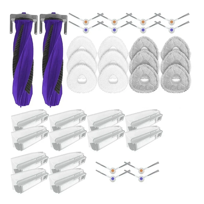 

For Narwal Freo X Ultra Replacement Parts Accessories Main Side Brush Hepa Filter Mop Cloth Dust Bag-Retail