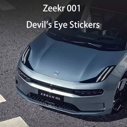 Zeekr 001 Car Sticker Accessories Car Headlight Eyebrow Sticker