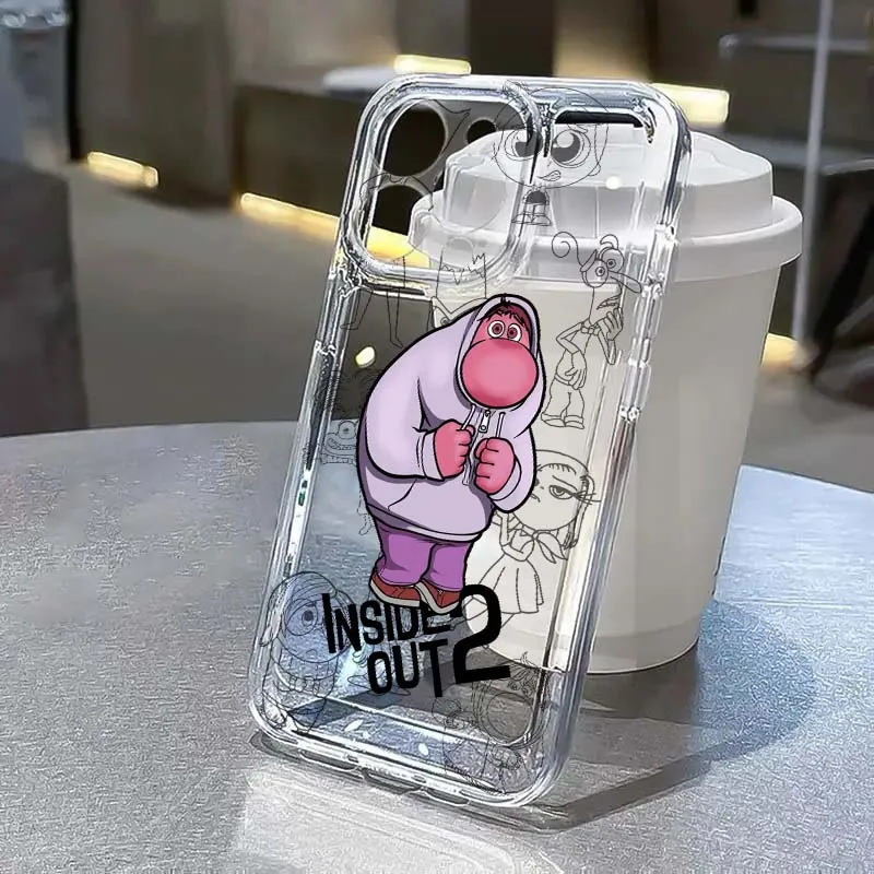 

Disney Inside Out Zootopia For Apple iPhone 17 Air 16e 16 15 14 13 12 11 Mini Pro Max Plus Transparent Soft Cover Phone Case