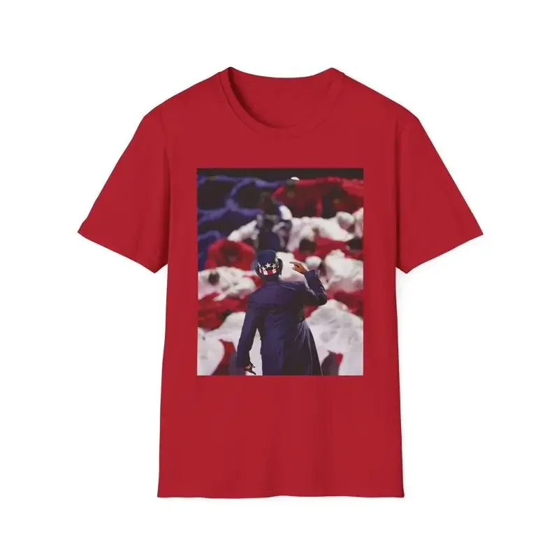 Camiseta de rendimiento del tío Sam Samuel L Jackson Superbowl Lix 2025, bandera patriótica americana, ropa del 4 de julio