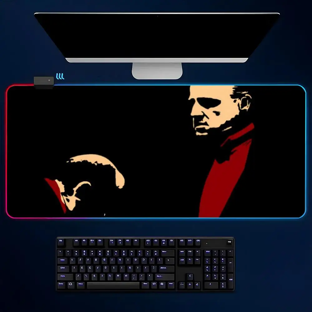 The Godfather Mafia Film Mouse Pad Mousepad Large Gaming LockEdge Thickened Computer Keyboard Table Desk Mat