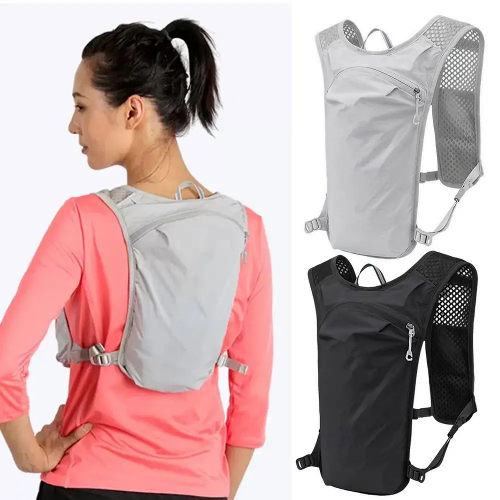 Mochilas para correr, chaleco de hidratación transpirable, ligero, para ciclismo, trotar, maratón, montar en bicicleta, bolsa de escalada, chaleco