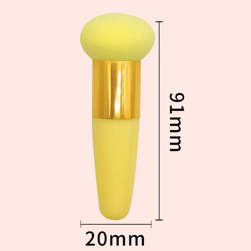 Mushroom Head Makeup Brushes Powder Puff Cosmetic Sponge with Handle Women Fashion Professional Makeup Beauty Tools