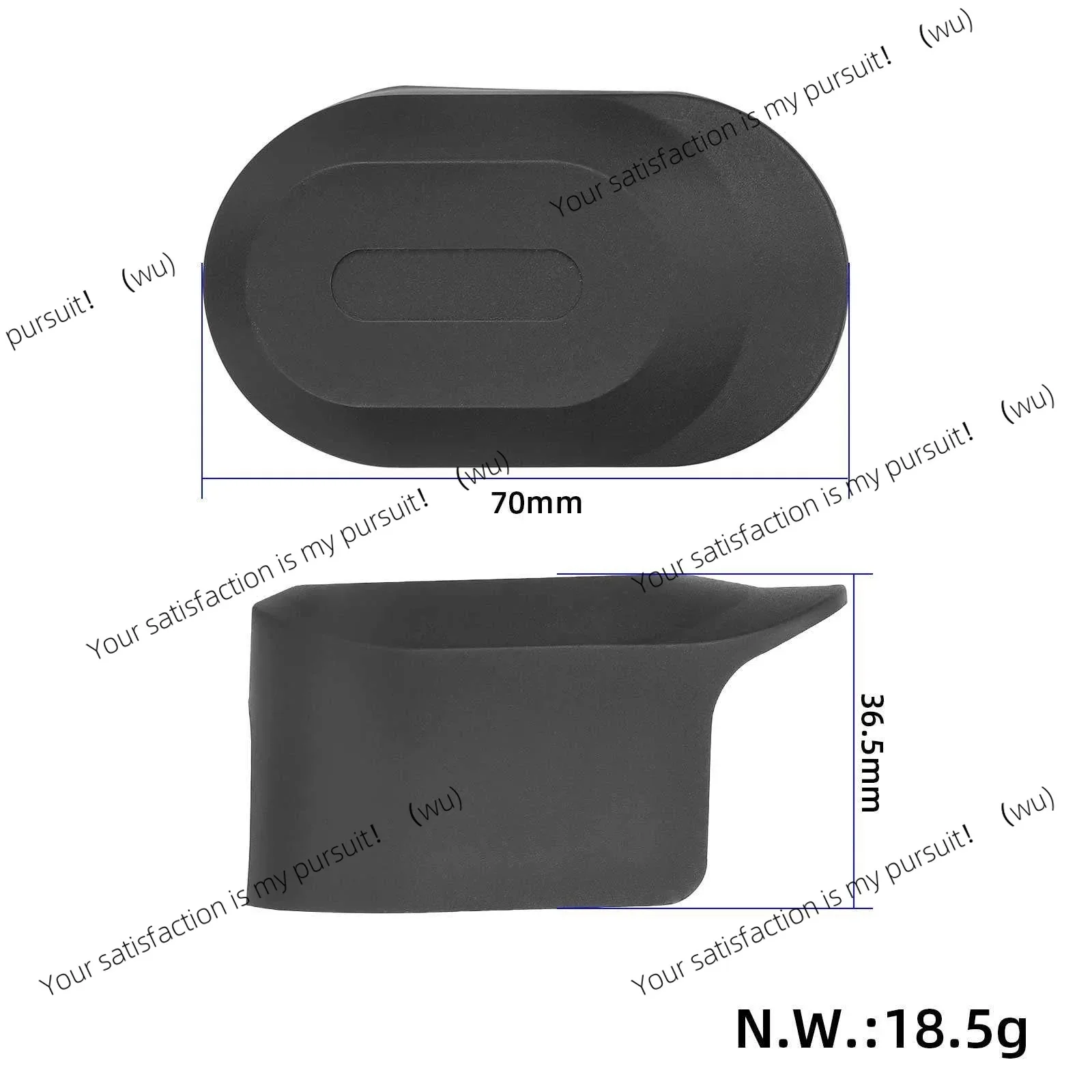 Suitable for electric scooter front decorative cover, wear-resistant and scratch-resistant scooter shell protection accessories