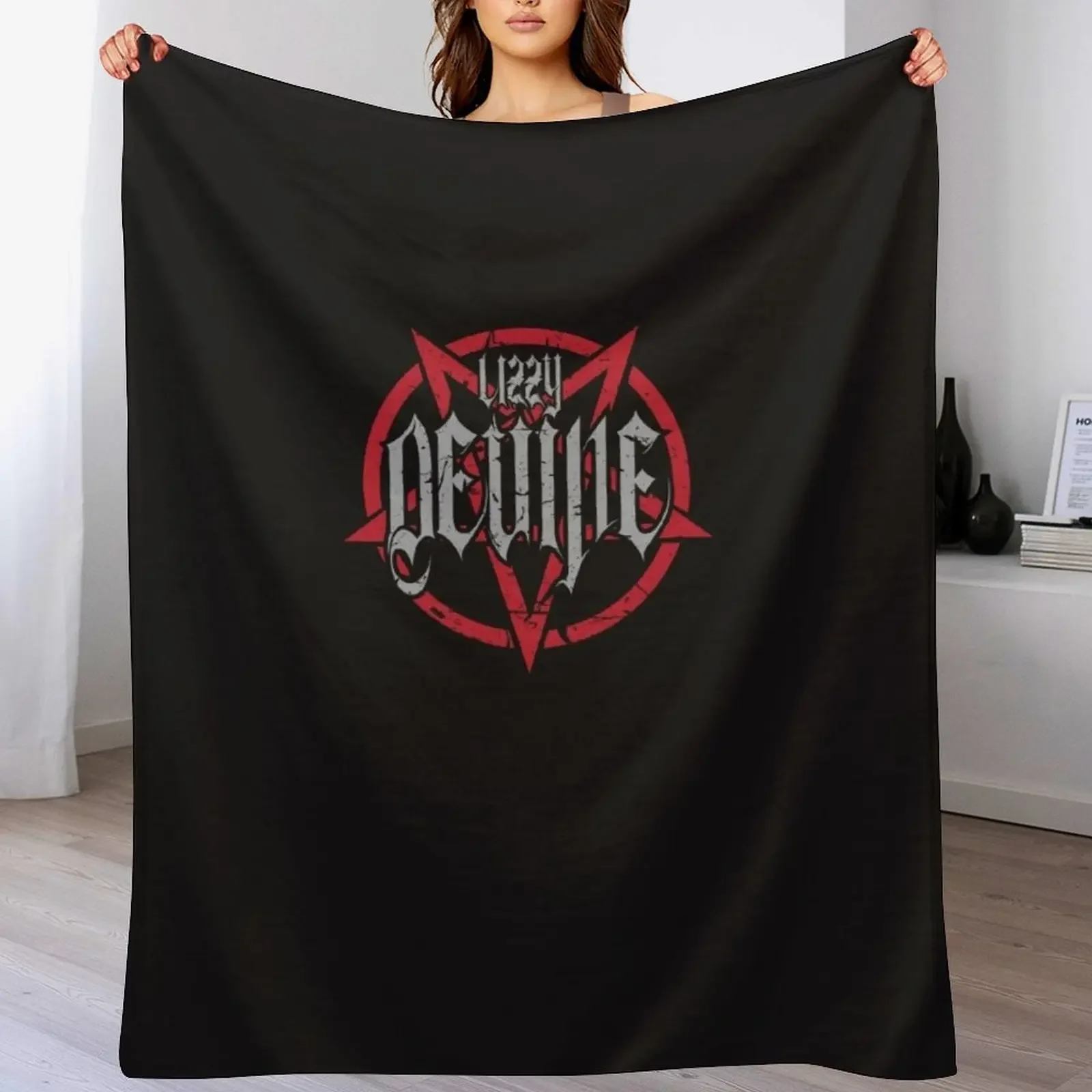 

Lizzy Devine - Pentagram Logo Essential T-Shirt Throw Blanket Baby anime Hairy wednesday Blankets