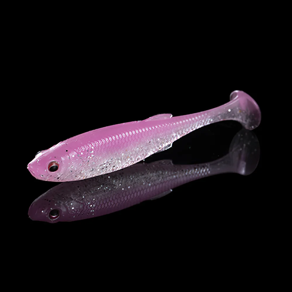 Fishing Soft Lure Worm  Silicone Bait Swimbait Streamer Sea Fishing Spoon Lure 5cm 6.35cm 7.11cm 7.87cm Wobbler Set 7-9pcs