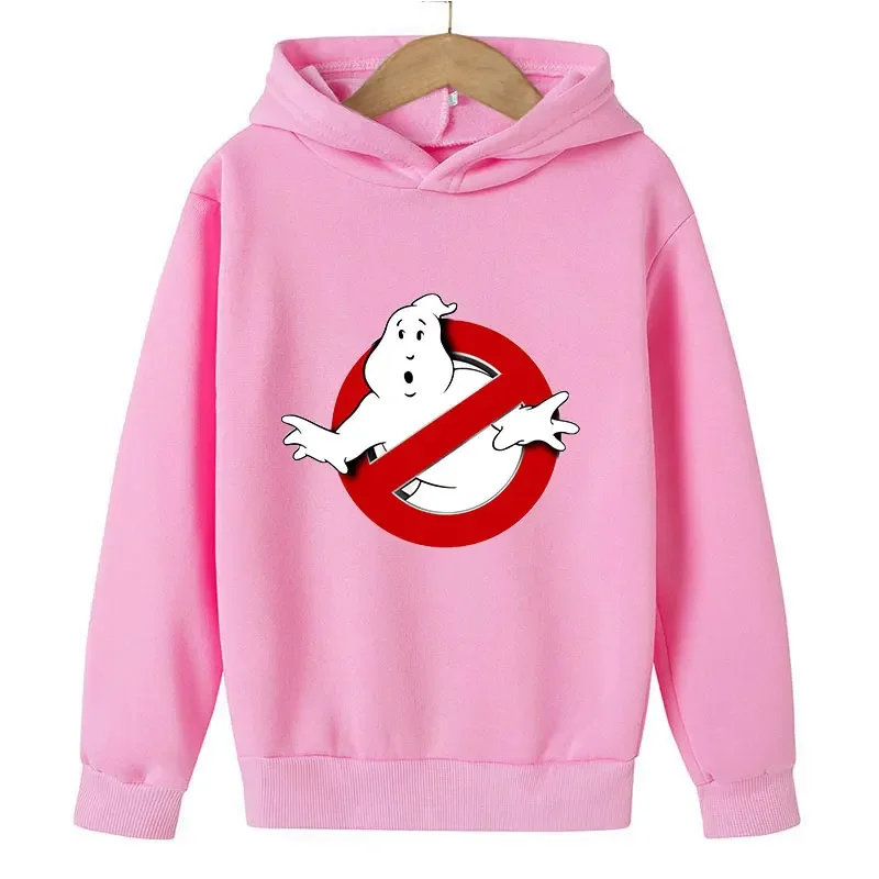 

Children girls boys 4-14 years old ghostbusters boys and girls clothes sweatshirt fall spring child girls top clothes