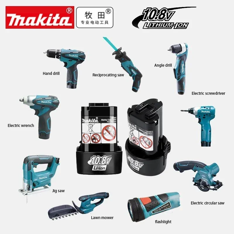 100% NEW 2026 Original Makita 10.8V 2.0Ah Li-ion Battery Replacement for BL1013 BL1020 BL1030 Power Tool TD090D
