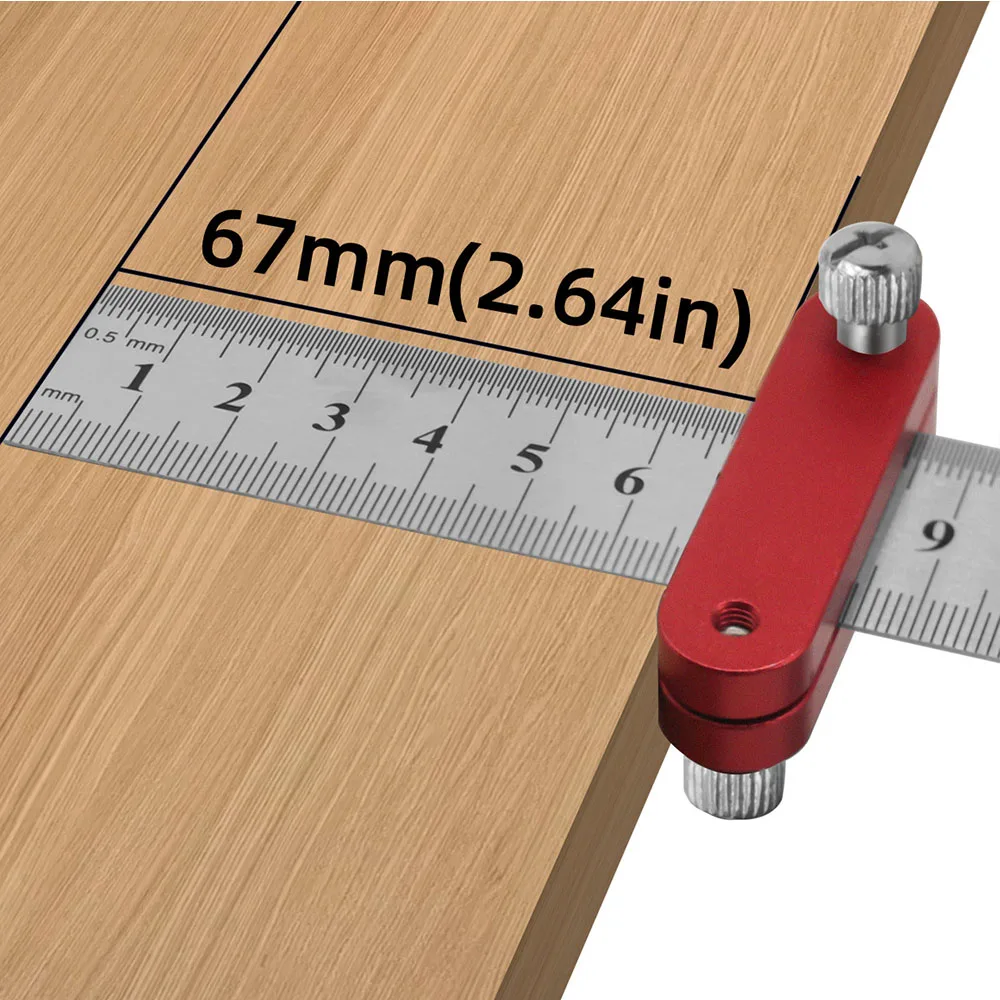 Carpenter Square Combination Right Angle Ruler Ruler Positioning Block Adjustment Positioning Limit Line Marking Gauge ﻿