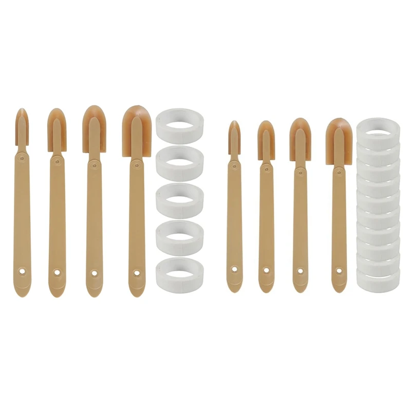 TKOH-4PCS ยางกาวเครื่องมือ,กาว Spatulas Caulk Finishing TOOL,กาว Remover เครื่องมือสําหรับกระเบื้องอ่างล้างจาน Joint รอบ