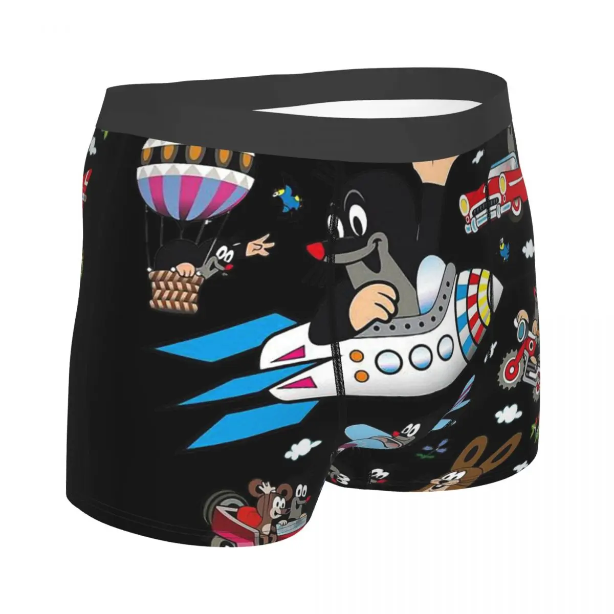 Krtek Little Maulwurf slip Boxer da uomo, intimo altamente traspirante, pantaloncini con stampa 3D di alta qualità Idea regalo