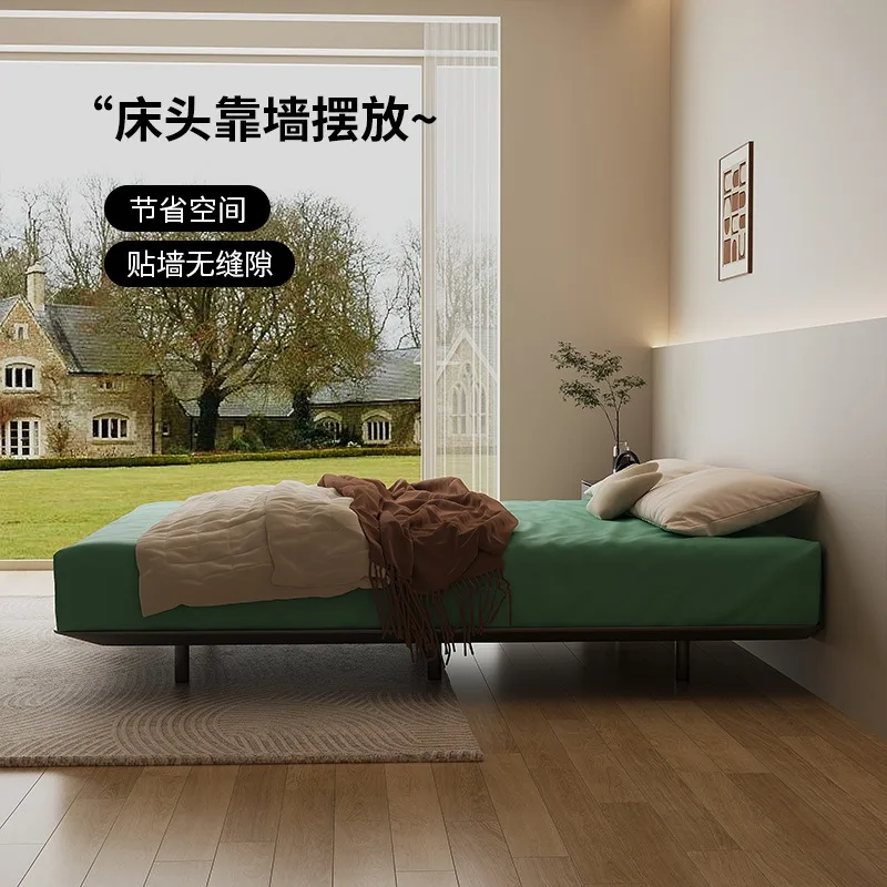 Formaldehyde-free floating beds for small apartments without carbon steel frames at the head of the bed