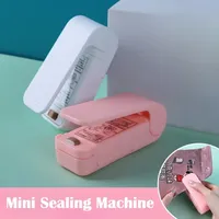 Mini Heat Bag Sealing Machine Package Sealer Thermal Plastic Food Bag Closure Portable Fruit Vegetable Tools Kitchen Accessories