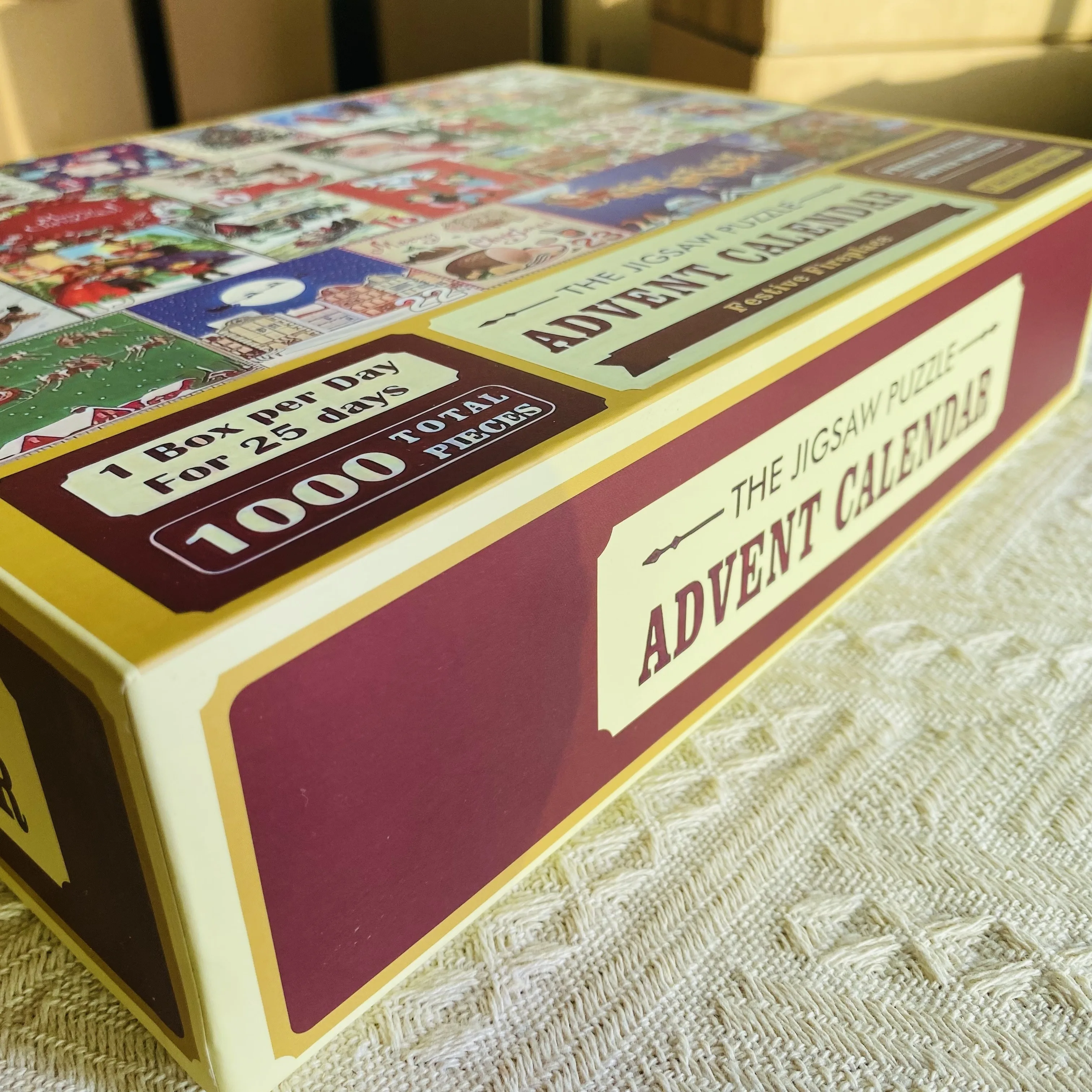 Set, Advent Calendar 2023 Christmas Jigsaw Puzzles-24 Parts 1000 Pieces Jigsaw Puzzles Gift For Countdown To Christmas, Navidad,