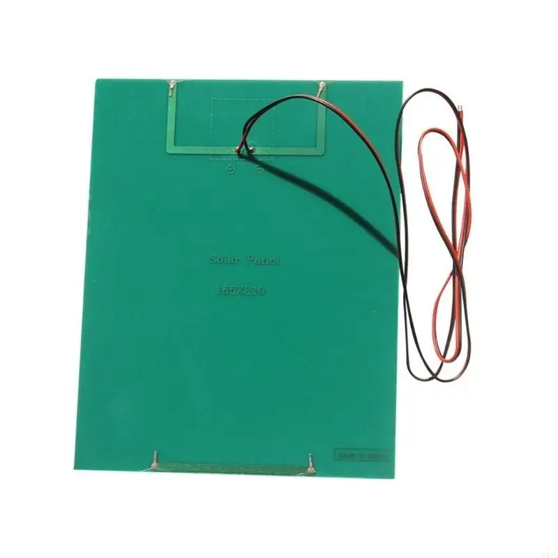 581E 6V/12V 5.2W/5W لوحة ألواح شمسية تتساقط مع وحدة أنظمة الطاقة الشمسية الأسلاك لعلوم المنتجات والتكنولوجيا الدائمة