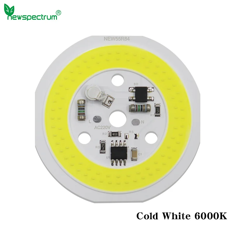 COB Bulb LED Chip 9W 12W 15W Driverless Round Light Beads AC 220V-240V DIY For LED Downlight Cold/Warm White Lighting Spotlight