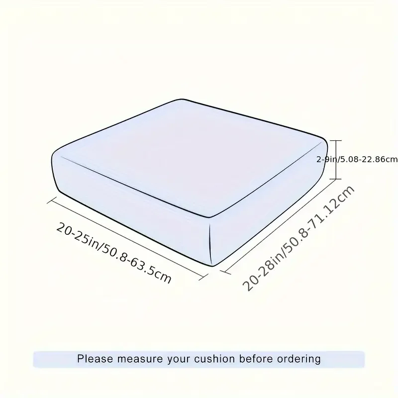 1PC Elastic Sofa Cover Seat Cushion Cover Solid Color All Inclusive Sofa Cushion Covers for Living Room Removable Couch Covers