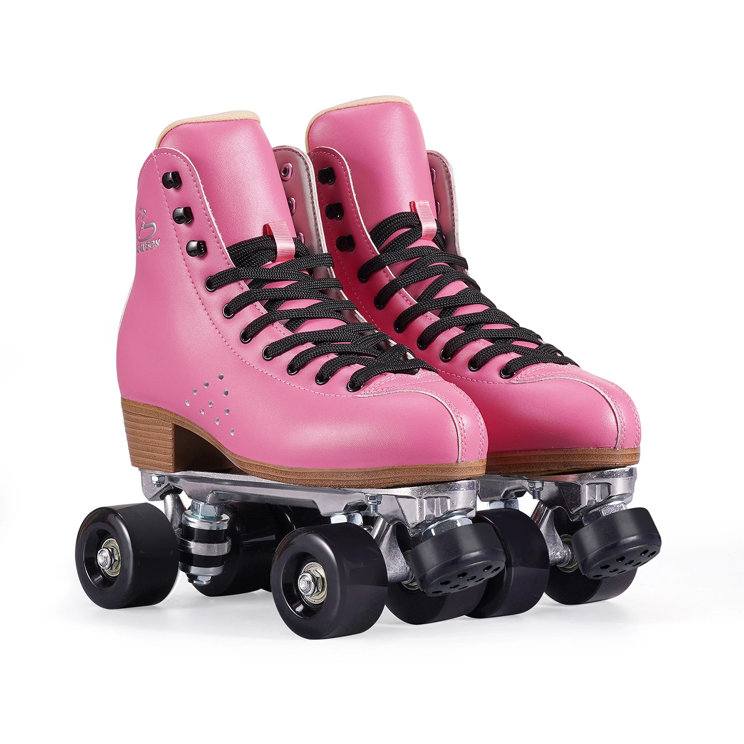 Leather Quad Roller Skates High Quality professional Patines Skating Ice Rink Rental Roller Skates