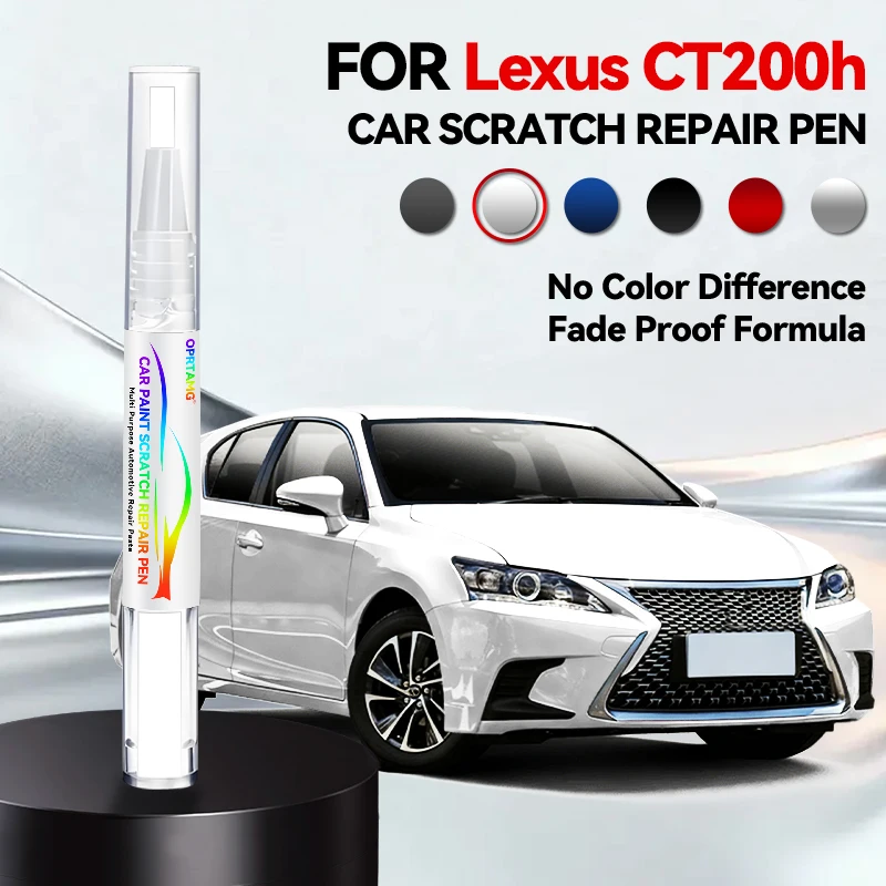 

Ручка-корректор для ремонта автомобильной краски (для Lexus CT200h 1996-2026), аксессуары для устранения царапин, цвета: белый, черный, серебристый