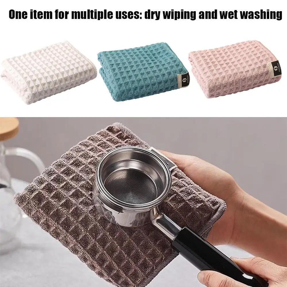 

30*70cm Waffle Towels Kitchen Towels Cleaning Towel Quick-Drying Highly Absorbent Water Absorbing Cloth Durable Cleaning Towel