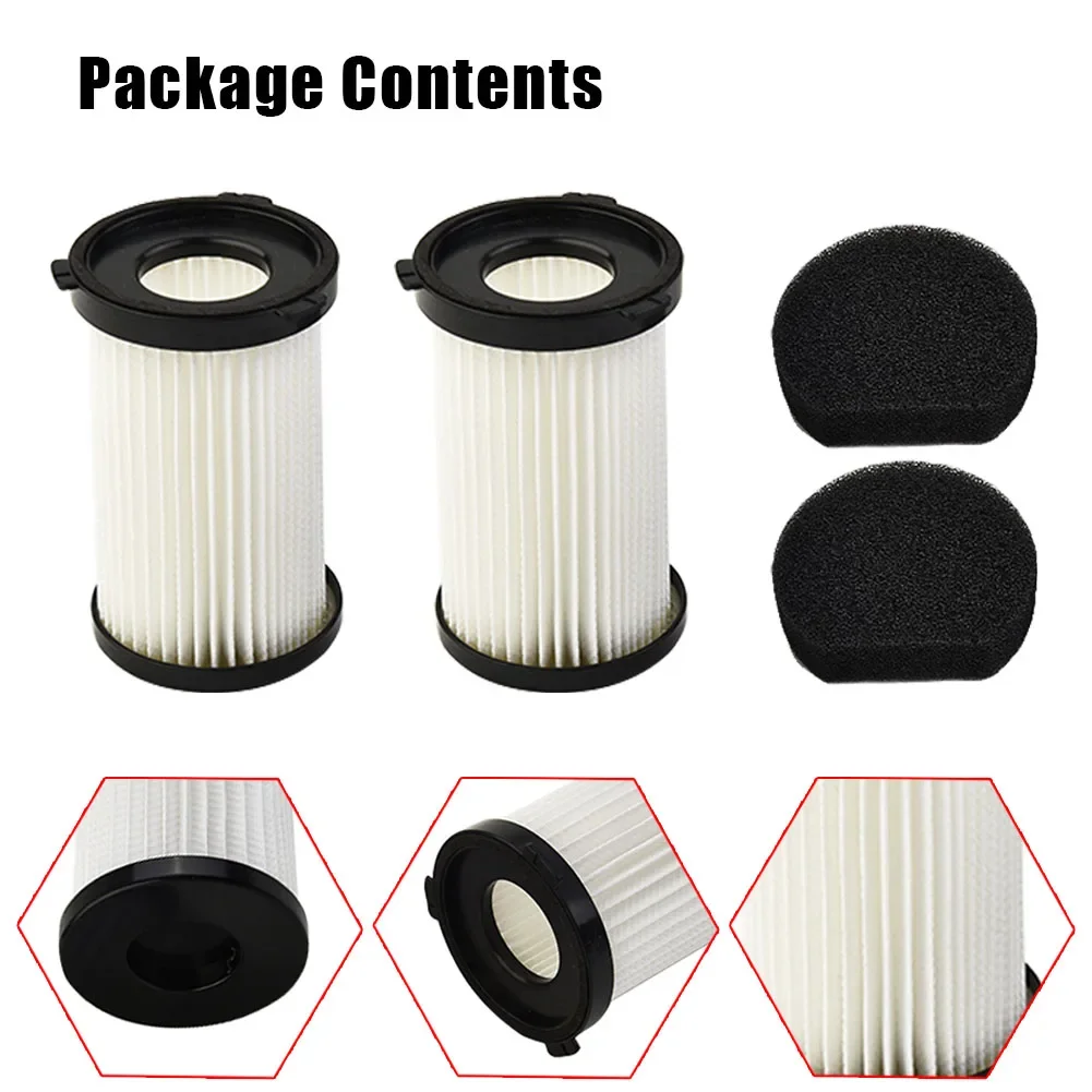 2pcs Filters For Cecotec-Conga Thunderbrush 520 Handle For MooSoo D600 D601 For V600 Vacuum Cleaner Accessories