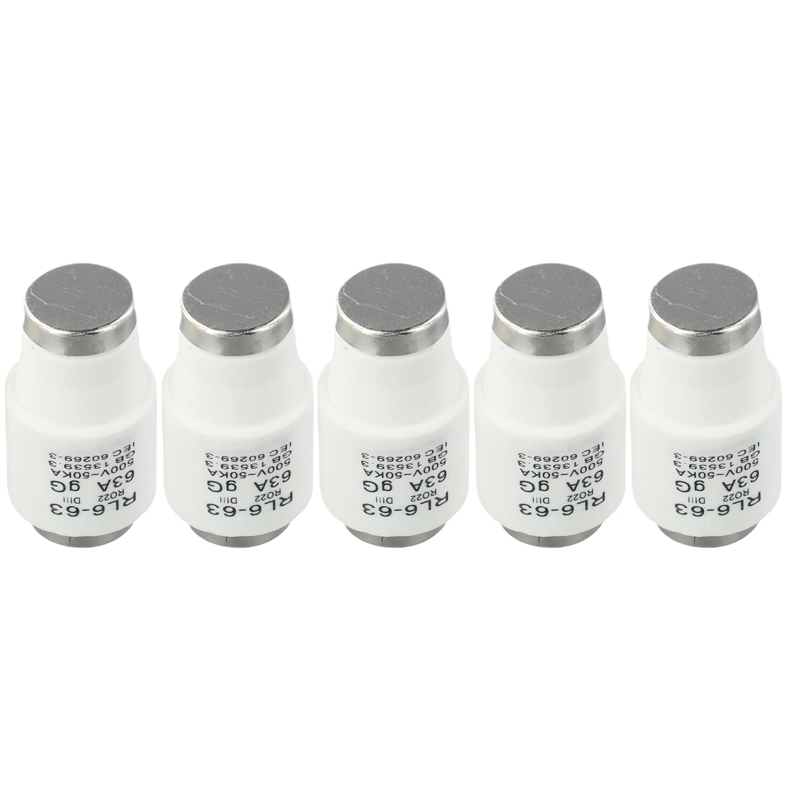 Electrical Protection 63A Fuse Internal Copper Material Overload Protection High-Strength Earthenware Safe Operation