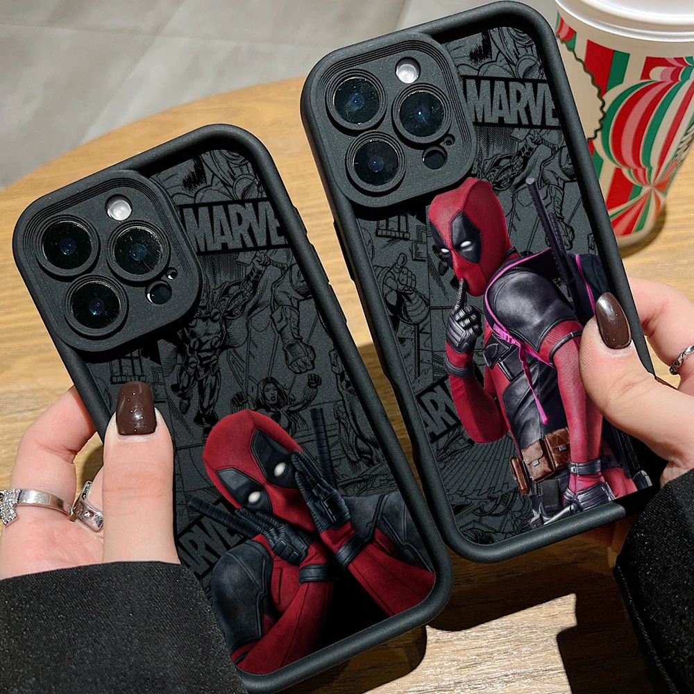 Funny Hero Deadpools Phone Case for Samsung Galaxy A57 A56 A55 A54 A53 A37 A36 A26 A25 A24 A17 A16 A13 A12 A07 A06 4G 5G Cover