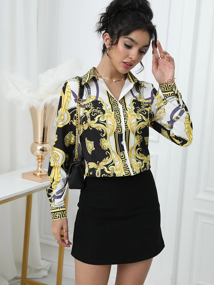 

New Fashion women blouses France style ladies shirts elegant Tops blusa mujer