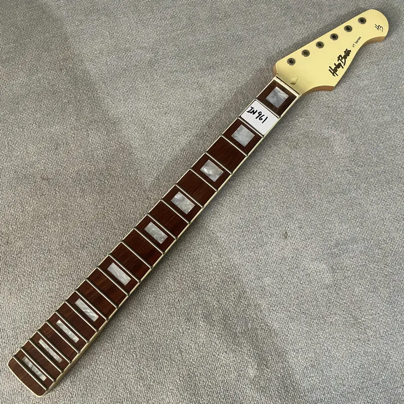 IN961 Genuine&Origianl HB ST VT Series Electric Guitar Neck 21 Frets Right Hand Custom White Block Inlay Maple +Rosewood DIY